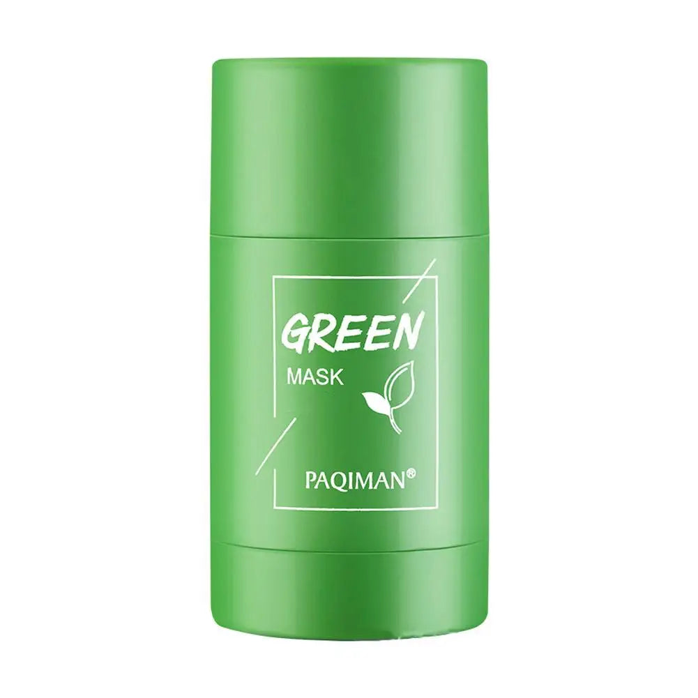 Green Tea Mask Face Clean Cleansing Stick Mask Face Deep Moisturizing Shrink Pores Blackhead Acne Facial Skin Care